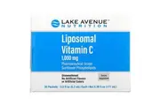 Lake Avenue Nutrition, Liposomal Vitamin C, Unsweetened, 1,000 mg, 30 Packets (5.7ml) Each