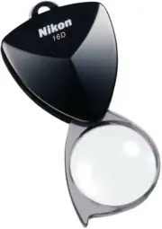 Nikon Portable Magnifier New Pocket Type Loupe 16D (4x) Black N16DBK From japan