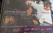 Jamie Oliver Tefal Professional Series Shark's Tooth Grill Pan Brand New In Box