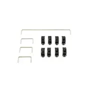 Black Clip-in PCB Mount Stabilizer 4 pcs for mechanical keyboards