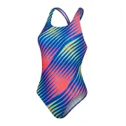 Speedo Allover Digital Powerback Womens