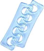 Toe Separators Flexible Soft Silicone Finger Toe Spacers for Nail Polish Pedicure Tools (Blue)