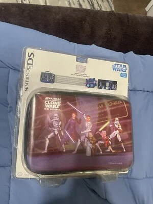 NEW STAR WARS CLONE WARS LARGE CARRYING CASE BAG FOR NINTENDO DS LITE #K60