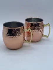 Set of Two Godinger Silver Art Co. LTD. Copper Moscow Mule Mugs - NEW
