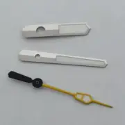 Yellow Second Hand Watch Hands with Silver Trim Compatible with NH35 NH36 7S26 7