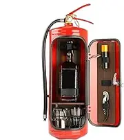 Bar Fire Extinguisher Wine Storage System Mobile Bar Wine Cabinet Desktop Decoration Storage Boxes for Liqueur Wine Bar Whisky Storage Cabinet for Whisky Lovers and Firefighters