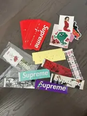 Supreme Sticker Lot - Box Logo, Tiffany, Smurf, Burberry, Camo, Miscellaneous