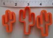 Cactus Set of 3 Polymer Clay Cutters Create Along, New, Jewelry, Earrings