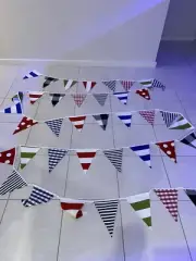 Bunting Flags - Fabric 10 Metres