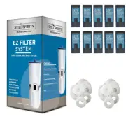 Still Spirits 10L EZ Carbon Filter System Alcohol Extra 10 Cartridges Washer