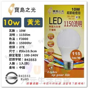 【九元生活百貨】寶島之光 超節能LED燈泡/16W 球泡燈 E27 節能燈泡 LED燈泡 電燈泡