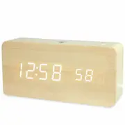 TODO Digital LED Alarm Clock w/ Temperature Display + Control APP - Beige