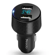 Y31 3.4A LED Display Dual USB Output 12-24V Quick Charge USB Car Charger for Samsung S10 for iPhone 11 Pro Max HUAWEI Xiaomi Redmi K30