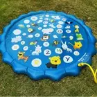 170cm Inflatable Water Splash Spray Mat Kids Sprinkler Play Pad Outdoor Pool