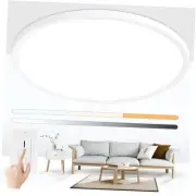 Modern 24'' Led Ceiling Light Fixture, Ultra Thin Flush Mount, Dimmable &