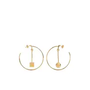 [Jacquemus] Jacquemus Les Creoles Nodo Earrings ONE SIZE GOLD