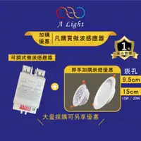 在飛比找蝦皮購物優惠-(A Light)附發票 活動特價 可調式微波感應器 購買享