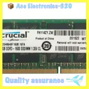 Crucial 32GB (2x 16GB) KIT SO-DIMM DDR3L 1600Mhz 204-Pin PC3L-12800 1.35V Memory