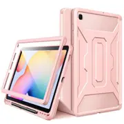 Case for Samsung Galaxy Tab S6 Lite 10.4 2022 (sm-p613/p619) [built-in Screen Protector]full-body Trifold Stand Cover Case