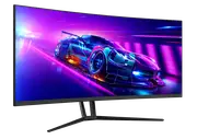 QSM 35" Curved UWQHD 21:9 Ultrawide 120Hz 6ms Gaming and Office Monitor (3440 × 1440)