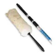 DDI 931992 Unger Professional Duster Pole Kit Wool 3-Section Pole Extends 11 ...