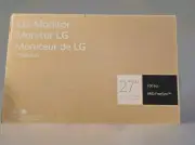 LG 27" IPS 3-Side Borderless Black FHD AMD 100Hz FreeSync Monitor (HDMI) - New