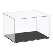 Acrylic Display Case Plastic Box Cube Storage Box Clear 36x21x20.5cm