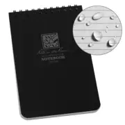 RITR Top Spiral 4 X 6 Polydura Notebook - Universal - Black