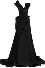 [MATICEVSKI] IRONWORKS GOWN UK 12 BLACK
