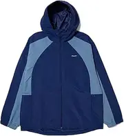 [HUF] Men's Shell Jacket - Lightweight, Water-Resistent Zip-Up with Hood