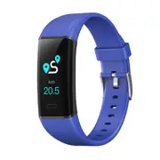 Smart Bracelet Mk05 Sports Health Bracelet Bluetooth Step-Counting Heart Rate And Blood Pressure Monitoring Blue