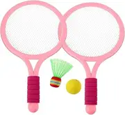 MOBUTOFU Teractive Boys and Girls Badminton Set Tennis Racket Toy Rackets for Tennis Badminton Develop Boys and Girls' Physical Skills