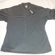 OGIO Women's Half Snap Front Henley Diesel Gray Crush - XXL / 2XL