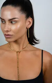 [KHEPRI] 18K And 22K Yellow Gold Diamond Earrings