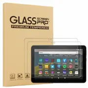 2 Pack 9H Premium Tempered Glass Screen Protector For All-New Amazon Tablet