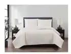 Christian Siriano NY Bexley Quilt Set with Shams, Ivory T4103416