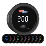 GlowShift 10 Color Digital 200 PSI Air Pressure Air Suspension Gauge - GS-TCD13