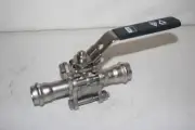 3/4" CF8M Stainless Steel ProPress 3-Piece Ball Valve (600 WOG) Viega 85133