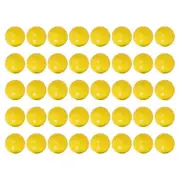 100pcs Lottery Balls Raffle Drawing Balls Lottery Balls Openable Game Balls Game Props Yellow