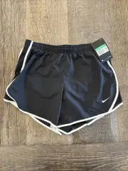 Nike Shorts Girls XL Black Tempo Running Dri-Fit Training Gym Youth Big Kids