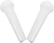 BESTYASH 2pcs Porcelain Pestle Replacement Rod Ceramic Grinder for Baby Food Hand Crank Press Food Masher Tool Ceramic Pounder Porcelain Pestle