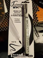 Inc. Journaling Micro Tip Brush Pens, 1-ct. Black ink