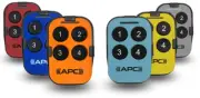 APC Remote Control 4 Buttons with Sun Visor Clip Choose SIX Different Colours