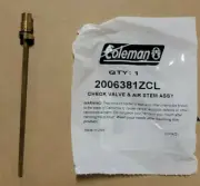 Coleman Check Valve & Air Stem Assembly # 2006381 ZCL part for lantern stove