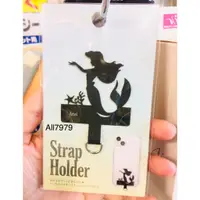 在飛比找蝦皮購物優惠-現貨 日本Strap Holder 迪士尼剪影設計手機殼夾片