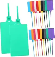 Hohopeti 100pcs Shipping Tags Luggage Labeling Tags Blank Pendant Labels for Easy Logistics and for Organizing Shipping and Inventory