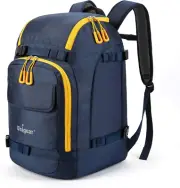 Ski Boot Bag, 50L Ski Boot Backpack for Ski Helmet, Goggles, Gloves, Skis, Snow