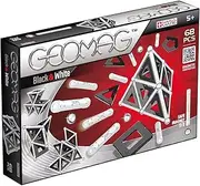 Geomag 012 Black & White Magnetic Construction Set, 68-Pieces