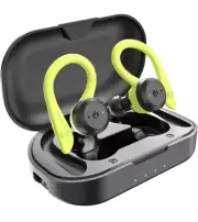 Bluetooth Headphones True Wireless Earbuds with Charging Case IPX7 Green
