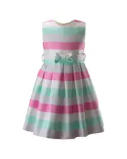Rachel Riley Sparkle Stripe Party Dress